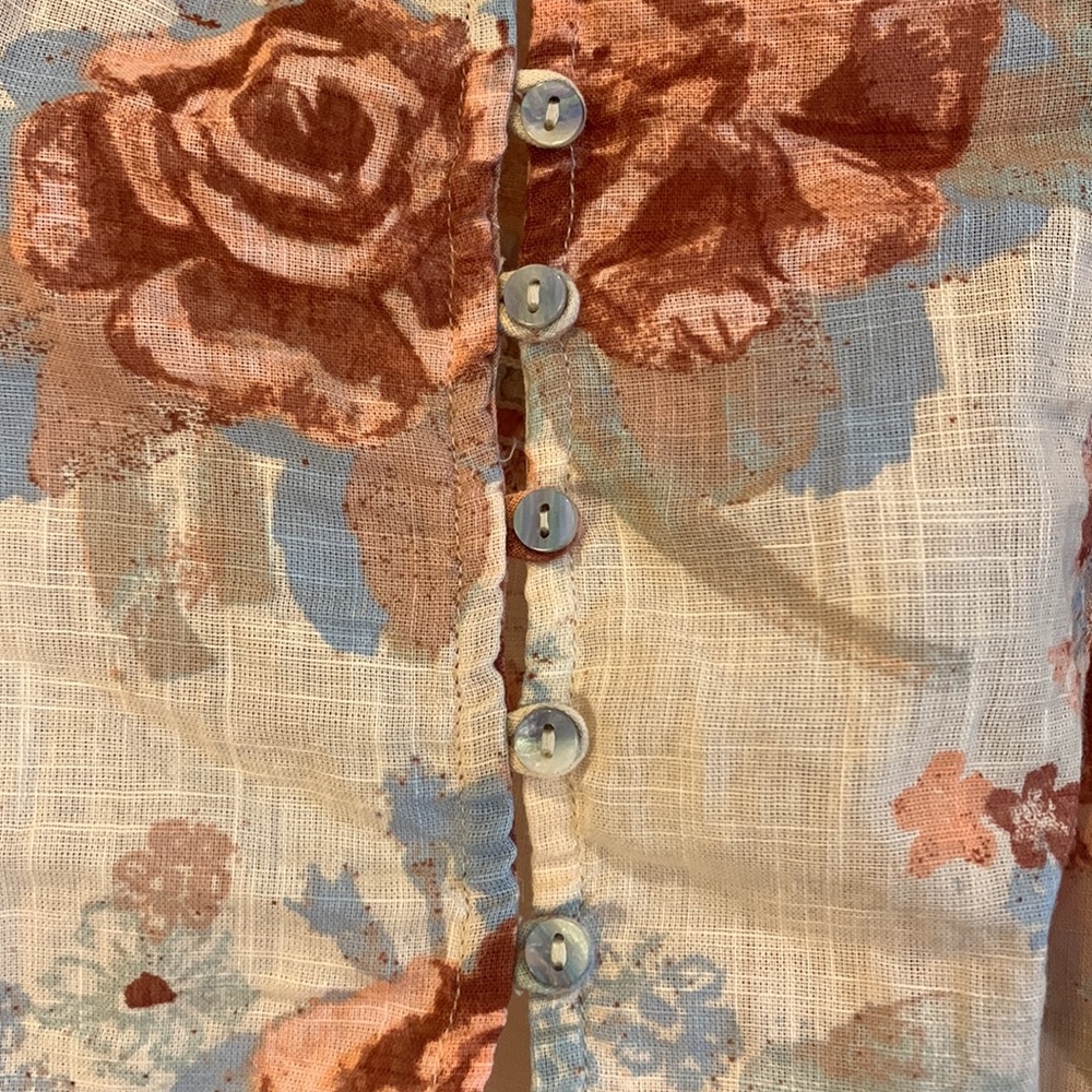 Free People - “I Found You” Floral Top - Picture 3 of 8
